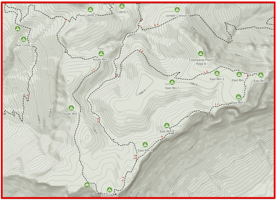 Big Bend National Park - Backcountry campsites