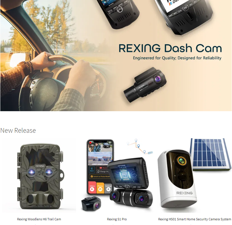 REXING USA product exampl.es - REXING USA trail cameras