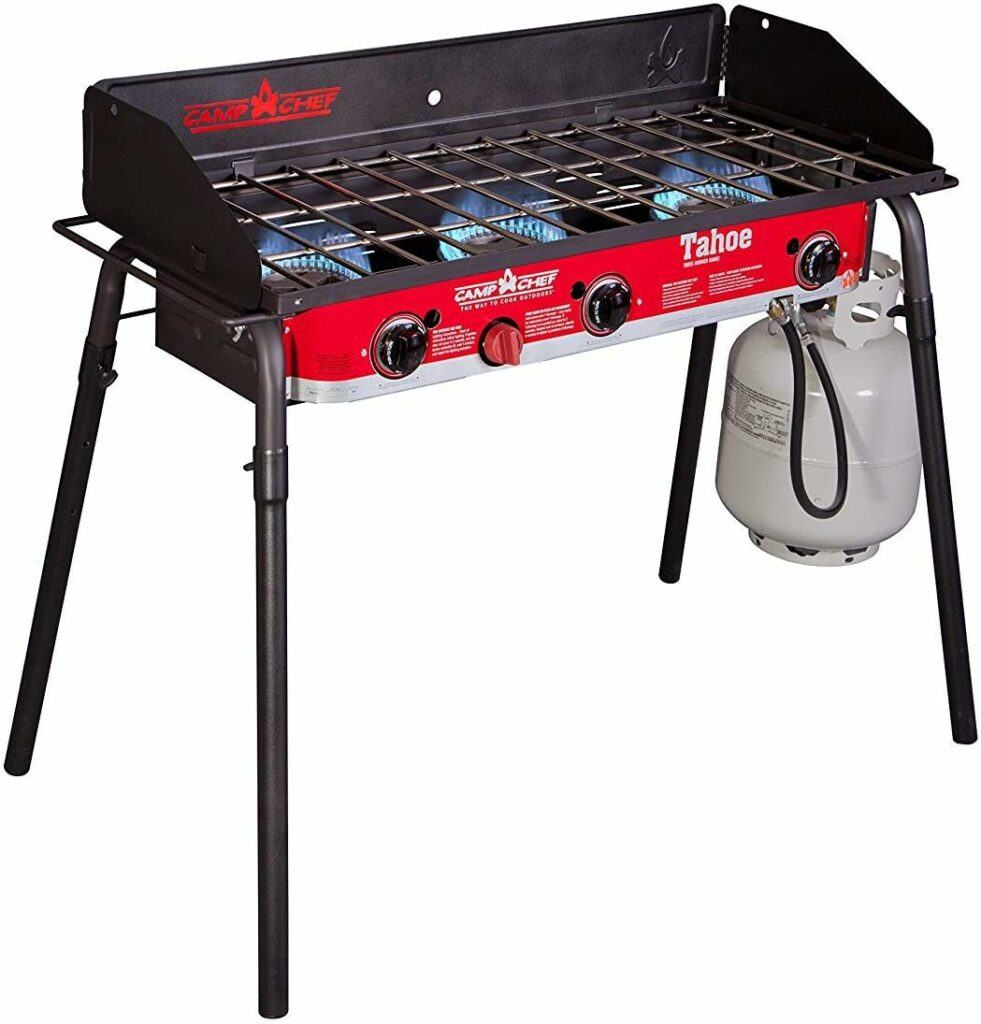 Camp Chef Stove for DIY hunting camp setup