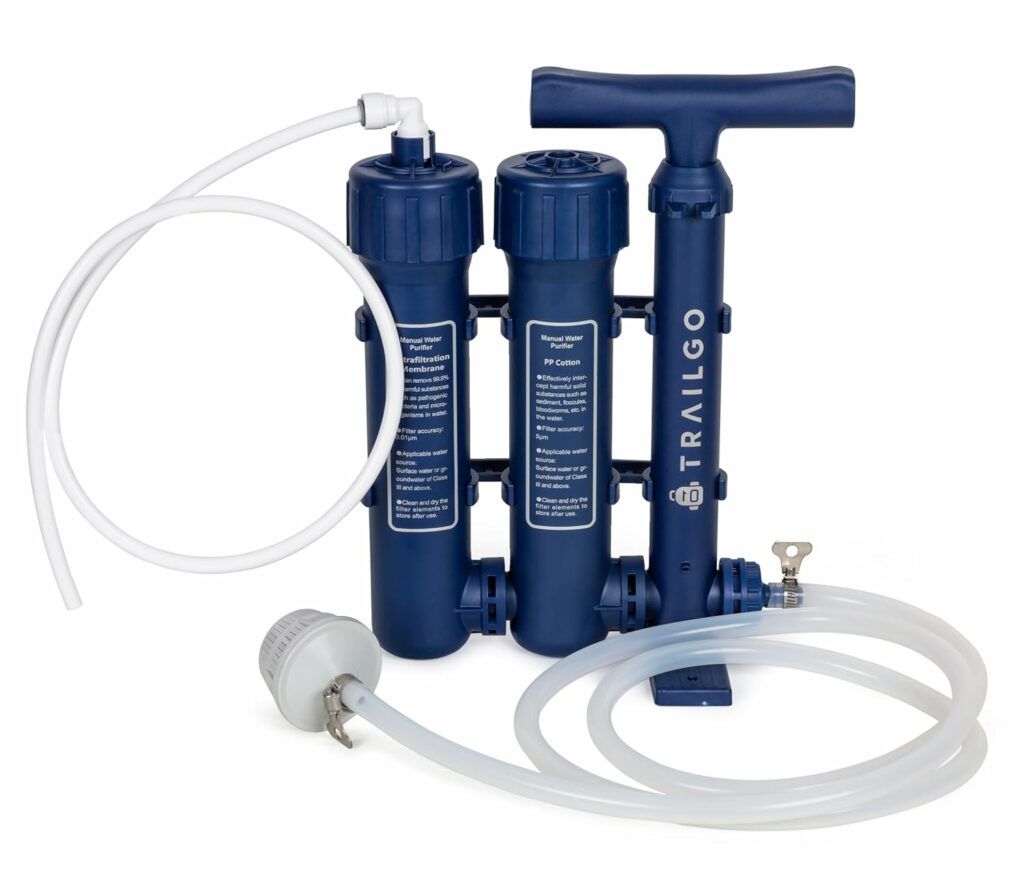 Water Filtration pump for DIY hunting camp setup