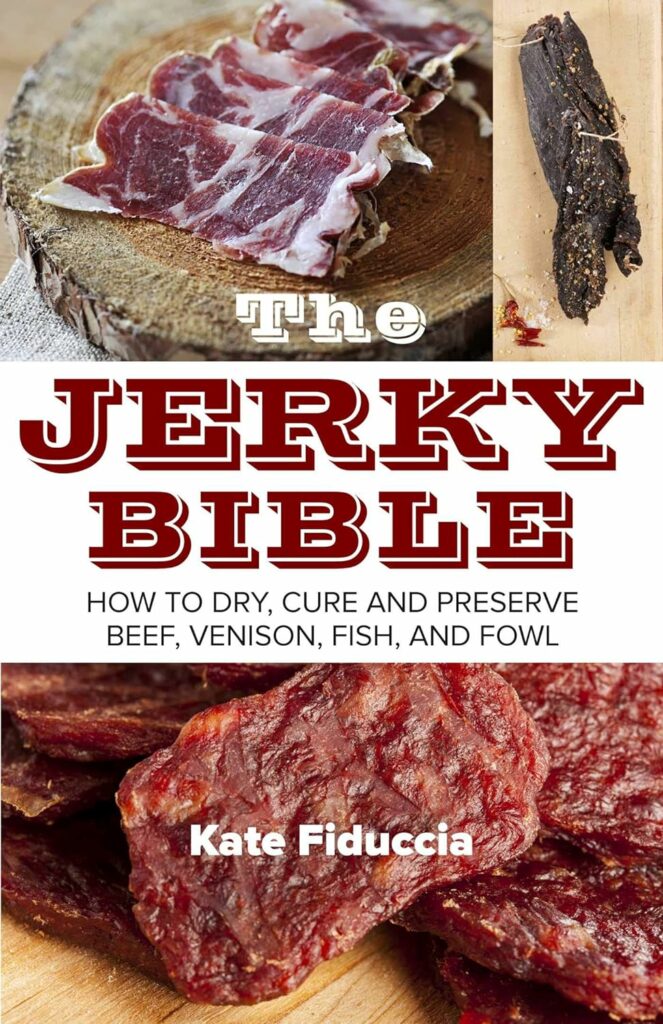 Cover image of The Jerky Bible jerky cookbook.