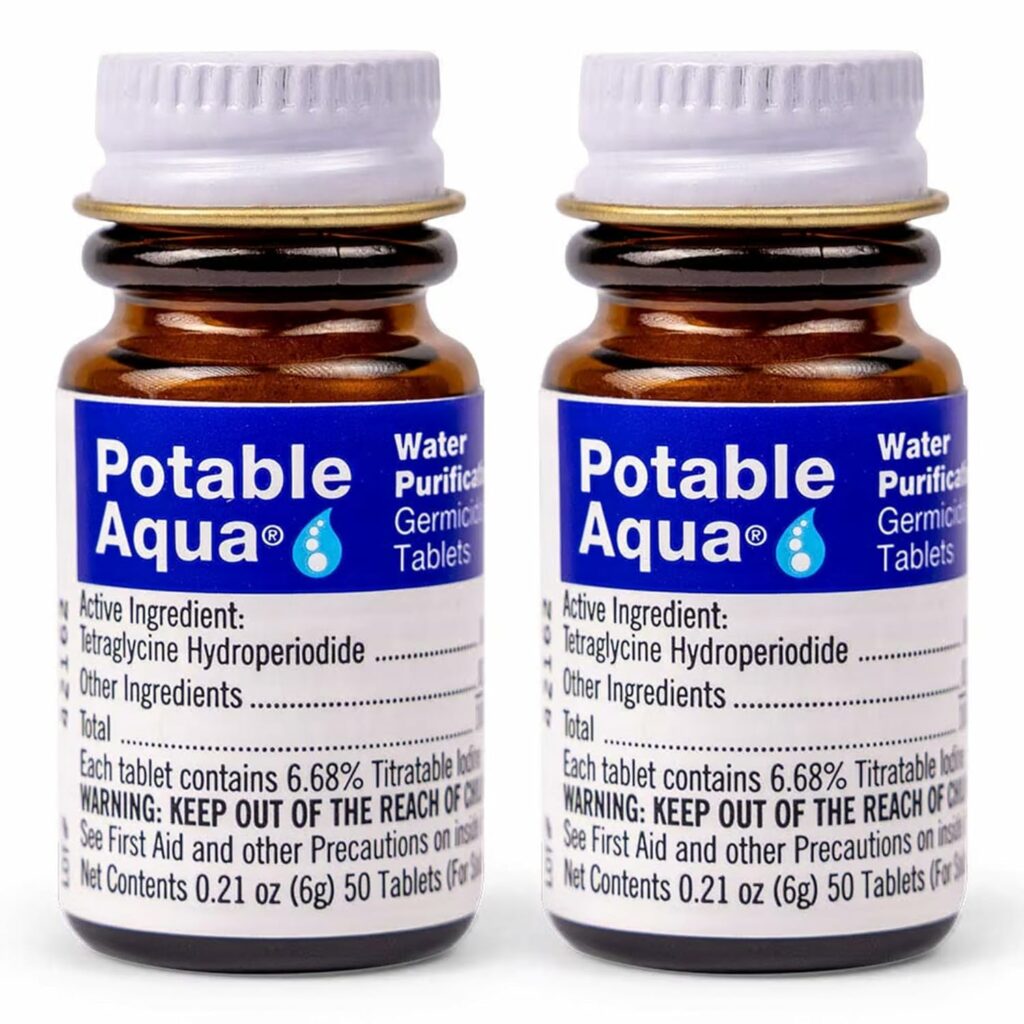Potable Aqua Water Treatment tablets