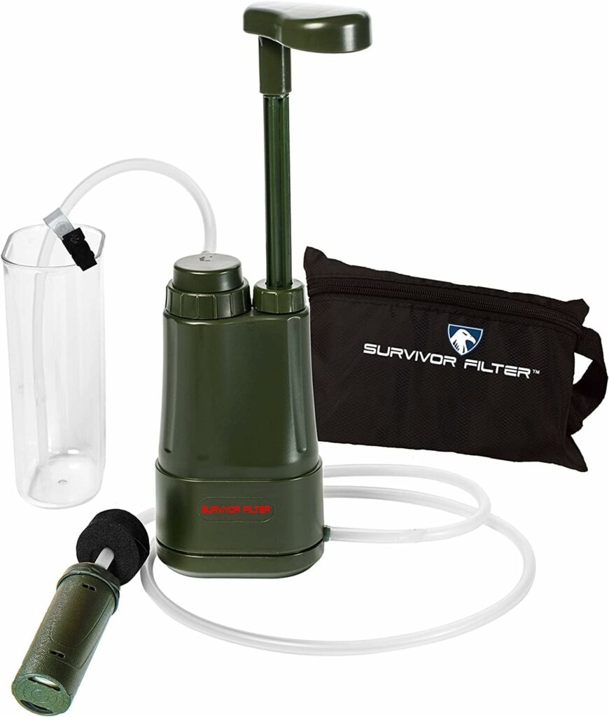 Survivor Water Filtration hand pump system