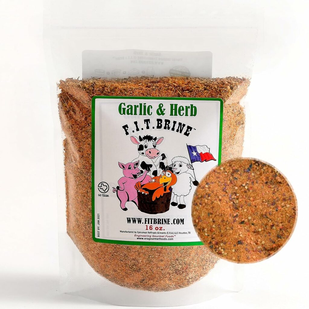 FitBrine Garlic and Herb Brine Seasoning MIx