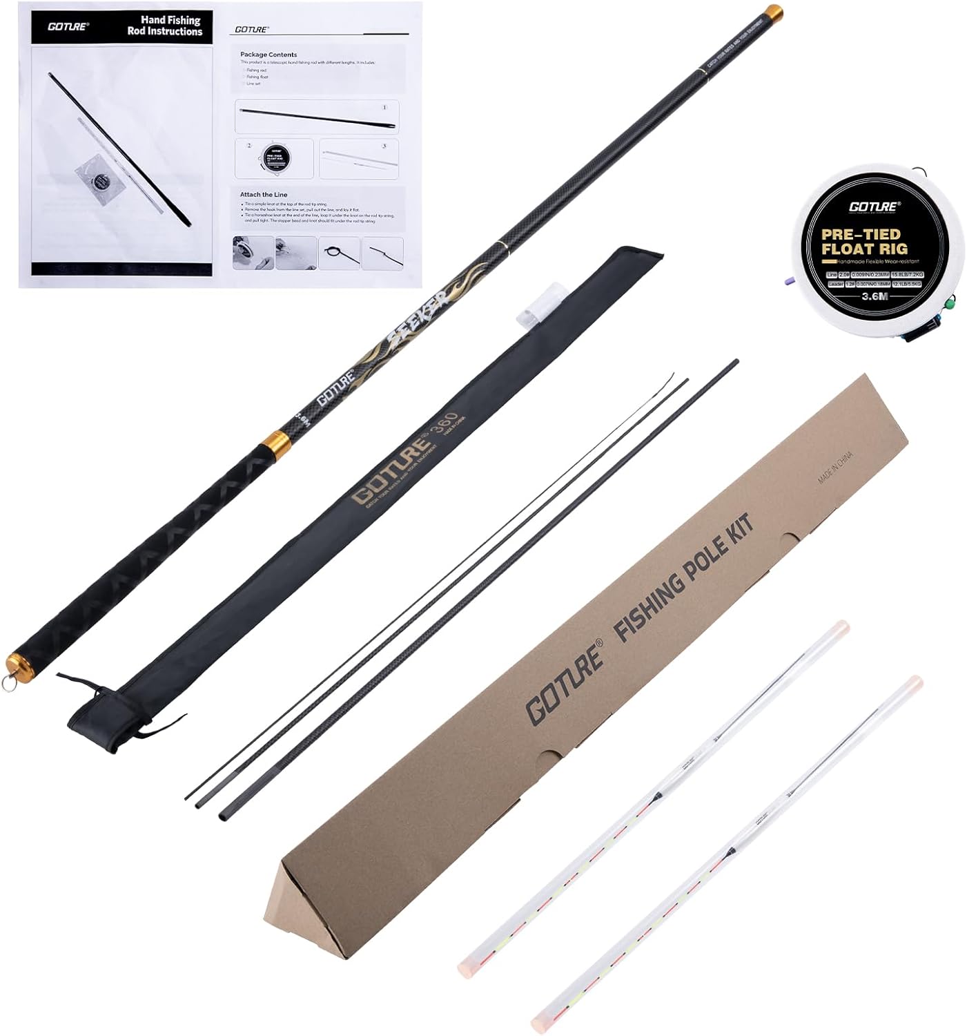 Goture Tenkara Telescopic Fishing Rod