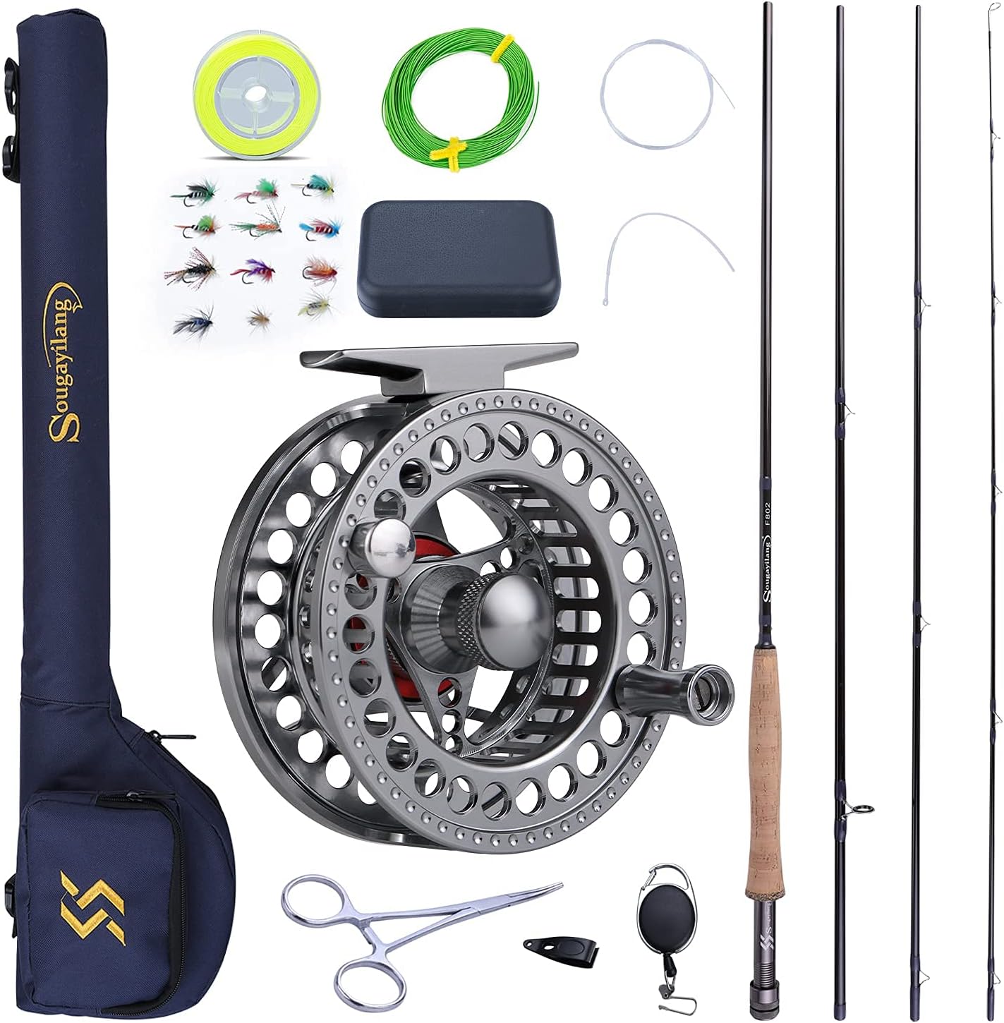 Sougayilang Fly Fishing Combo