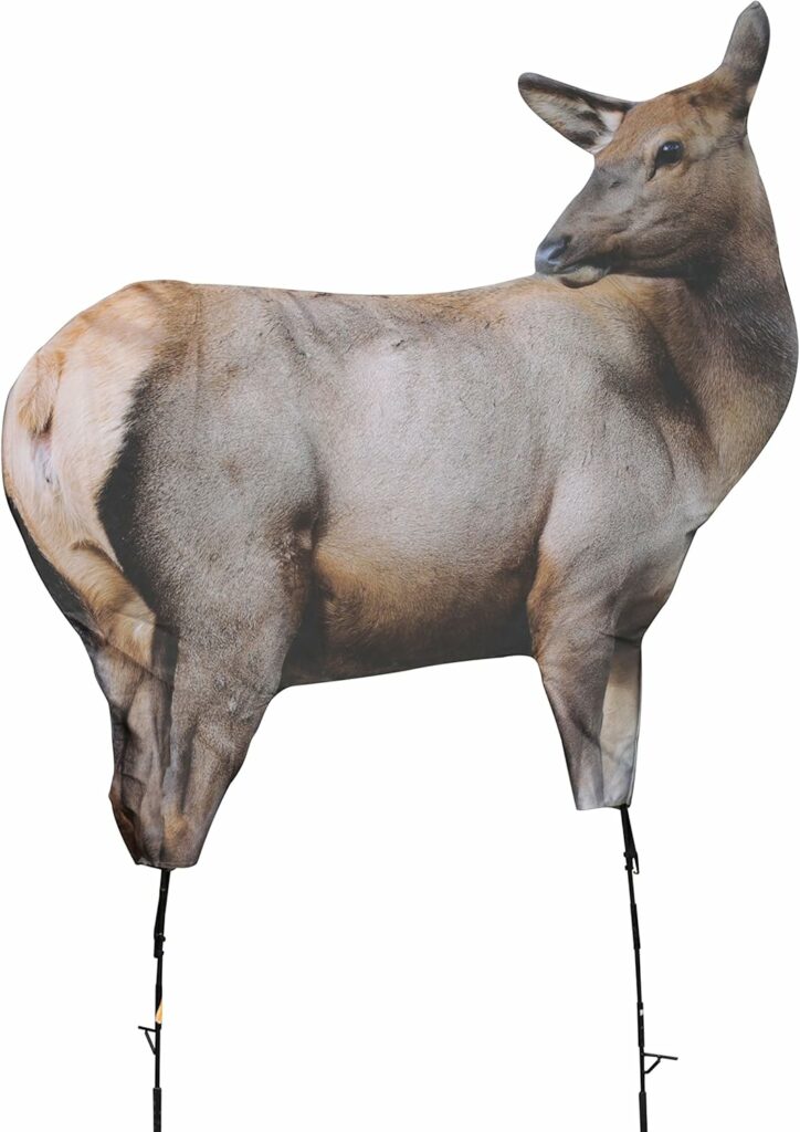 Cow Elk Decoy with Stakes