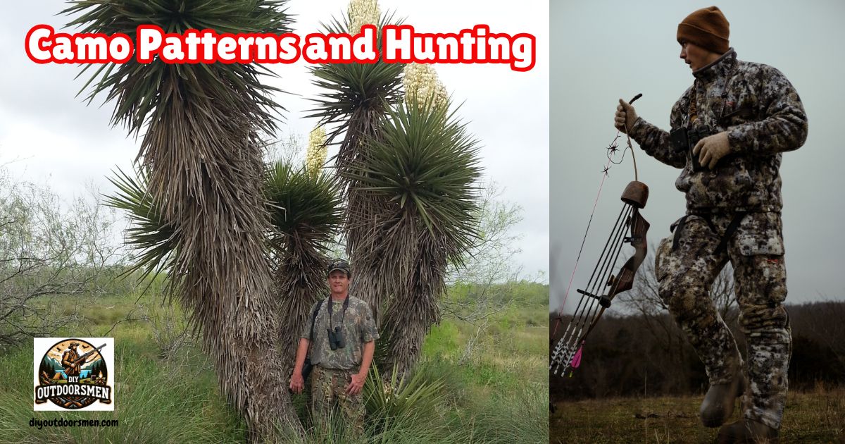 Camouflage Patterns for Hunting featured image showing two hunters, each wearing a different camo pattern.