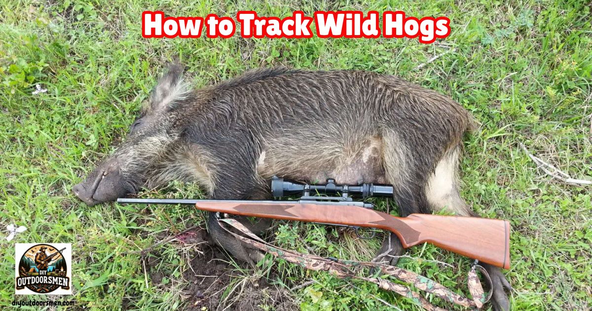 How to Track Wild Hogs featured image showing a successful wild hog harvested with a rifle.