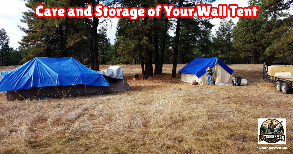Care and Storage of Your Wall Tent in the Offseason featured image.