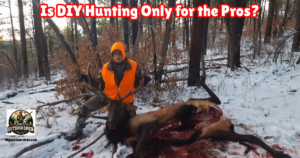 DIY Hunting Misconception that it is only for the Experienced. Image of Ken Kuhn with 5x5 elk southwest Colorado.